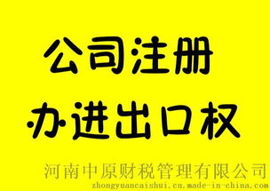 河南進(jìn)出口權(quán)代理及公司注冊服務(wù)詳解